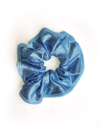baby blue pastel gymnastics scrunchie