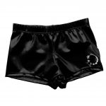 gymnastics shorts personalised diamantes black