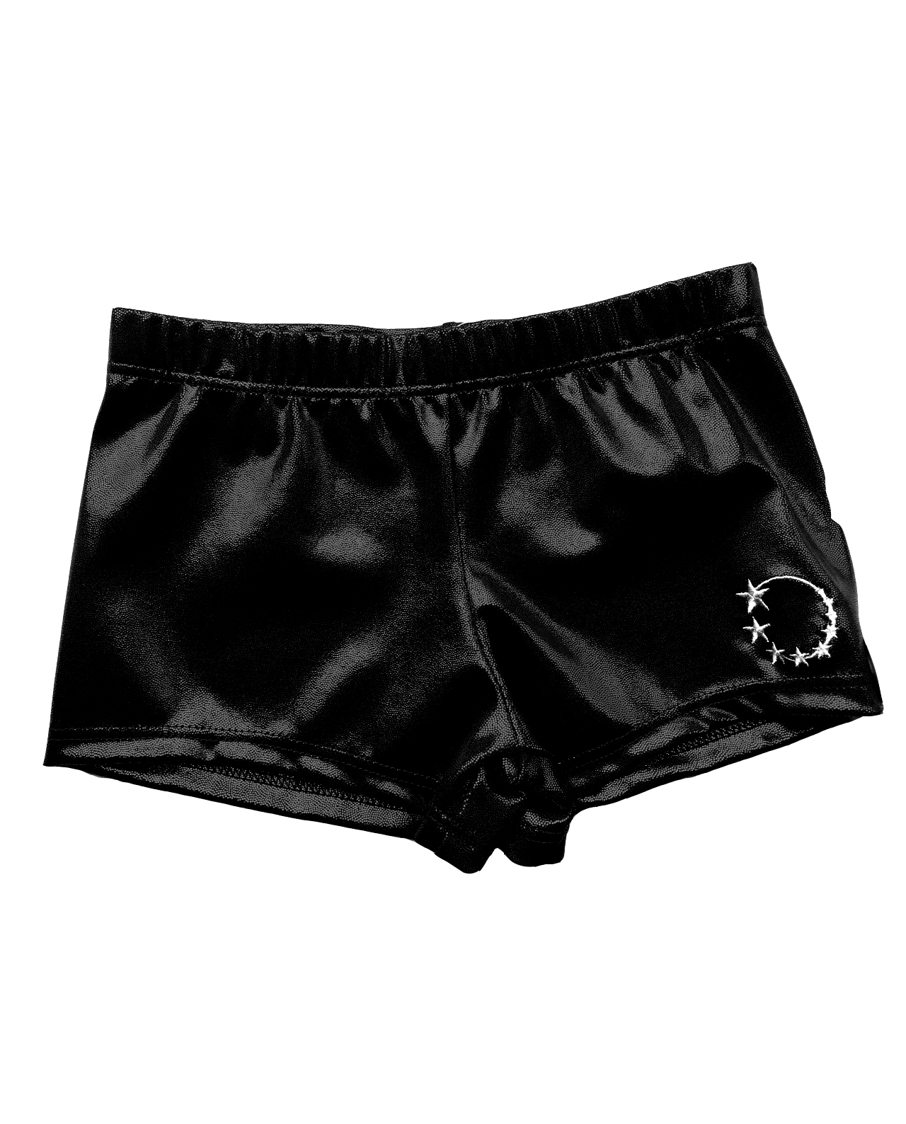 gymnastics shorts personalised diamantes black