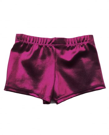 gymnastics shorts personalised diamantes purple