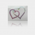 cute gym shorts motif hearts
