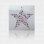 cute gym shorts motif star
