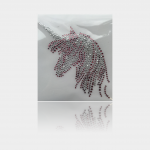 cute gym shorts motif diamate unicorn