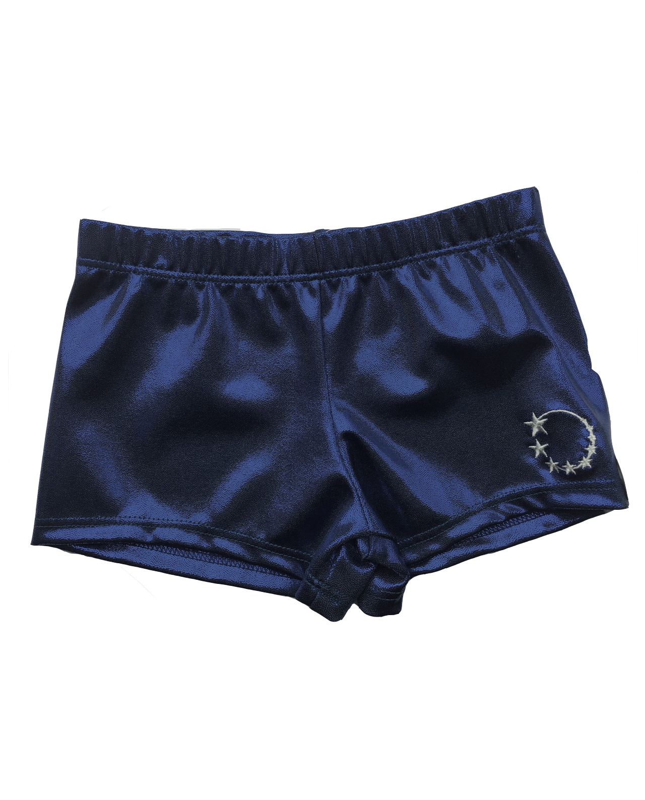 gymnastics shorts personalised diamantes navy