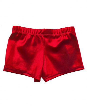 gymnastics shorts personalised diamantes red