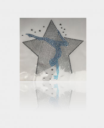 Diamante Gymnastics Star Blue