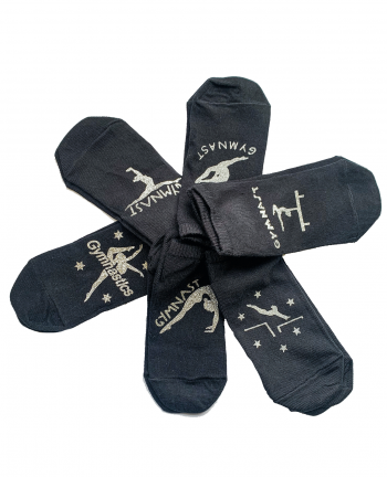 gymnast socks black