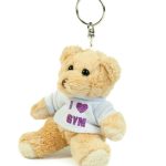 cute Gymnastics Teddy Keyring stocking filler
