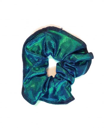 gymnastics scrunchie green blue grape mystique
