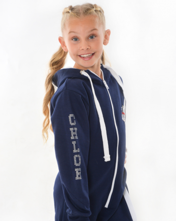 new gymnastics personalised navy onesie