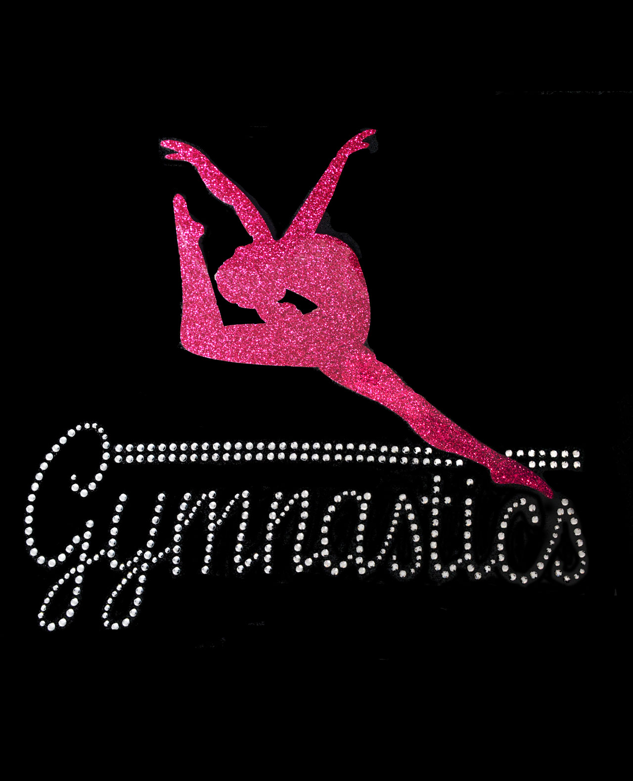 B39-Pink-Split-Leap B39 Pink Split Leap Gymnastics Onesie Hoodie motif