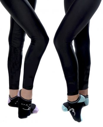 Gymnastics Leggings Black Lycra Long