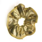 gold gymnastics scrunchie