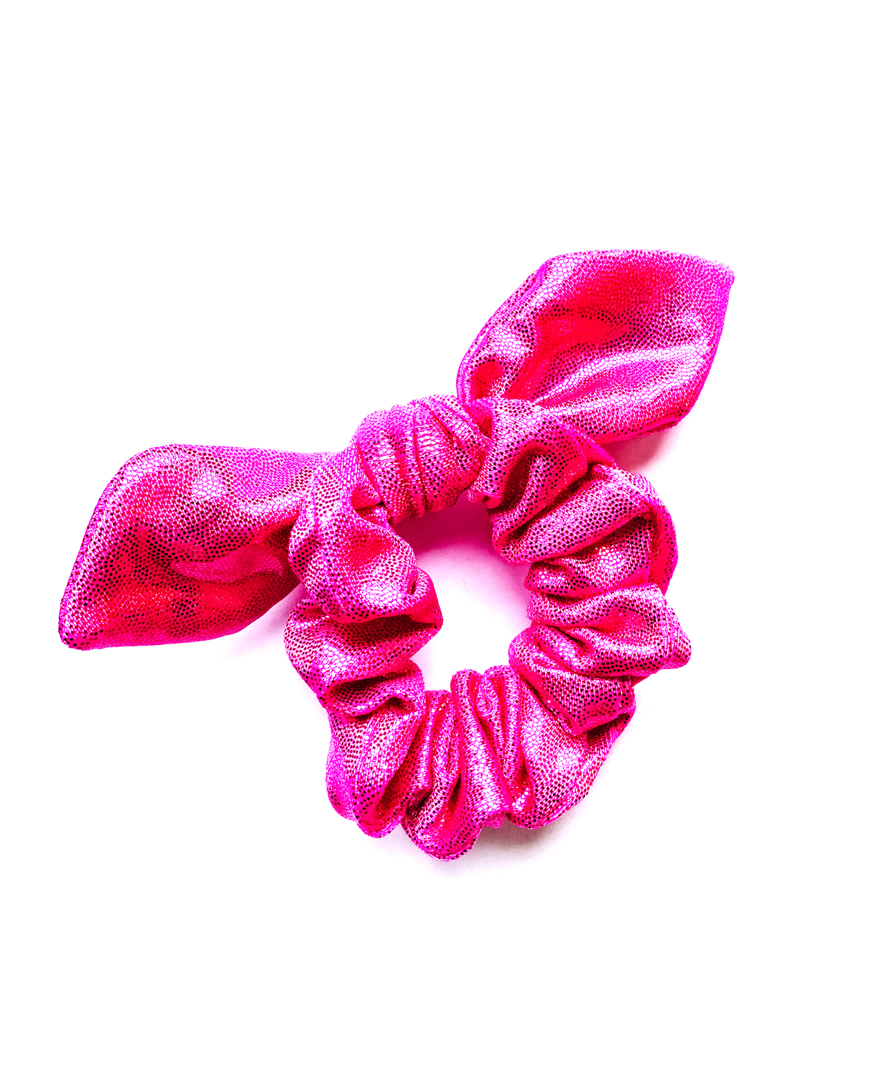 pink gymnastics scrunchie bow