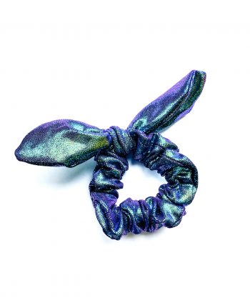 grape green gymnastics scrunchie bow