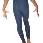 gymnastics navy lycra mesh leggings