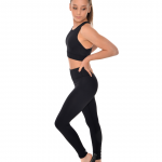 black gymnastics leggings