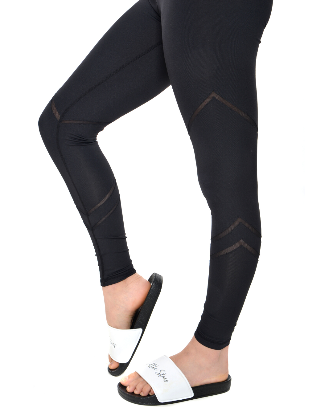 white gymnastics sliders