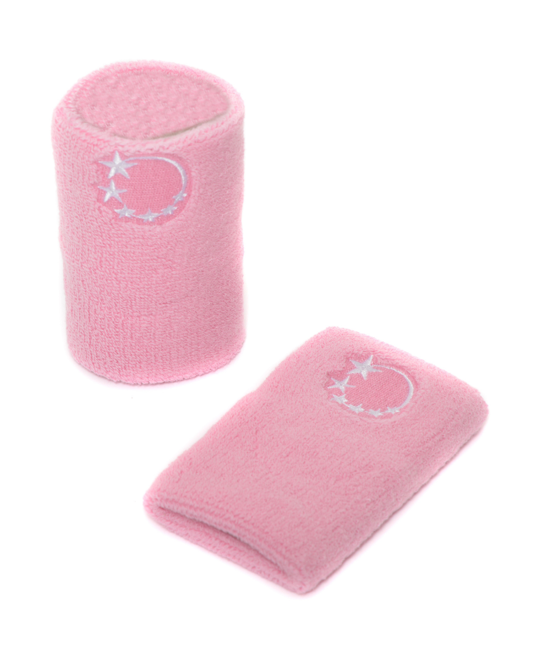 pink gymnastics sweatband wrist protection