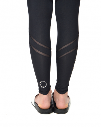 black gymnastics leggings