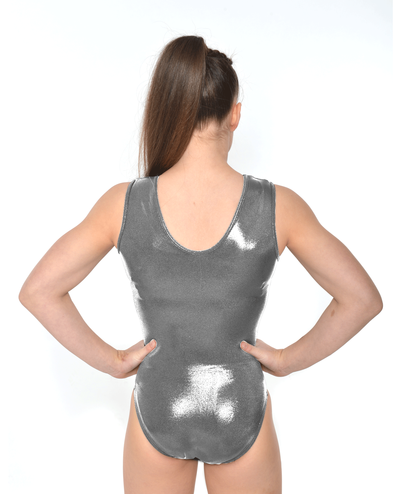 ABGC Mystique Tank Leotard Steel