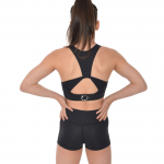 Black Gym Cheer cropped set