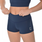 lycra gymnastics training shorts navy