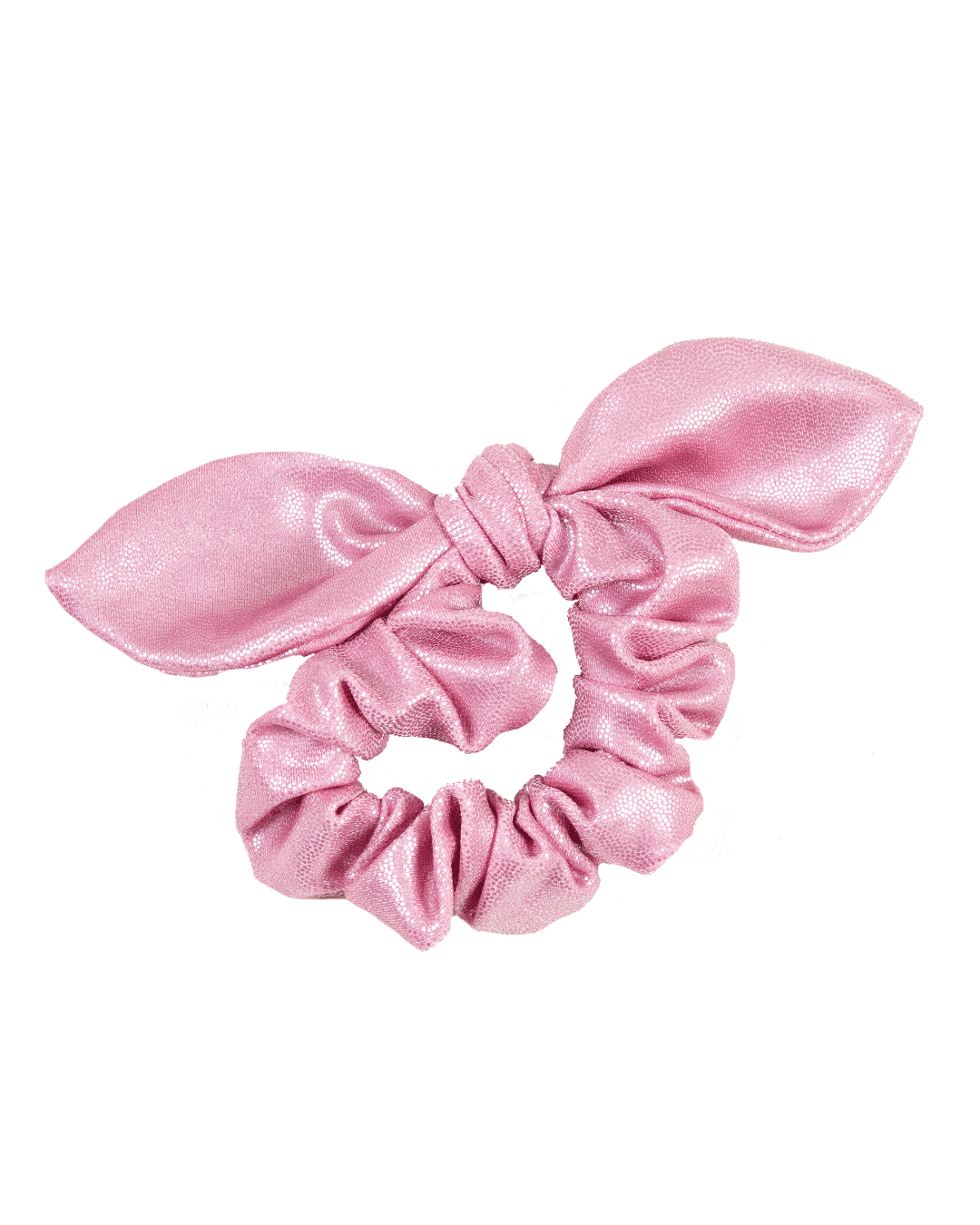 AW20 Miyu Dusky Pink Pastel pink gymnastics scrunhie bow