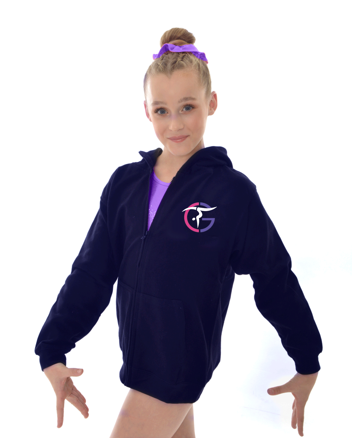 CGC - Navy Zip Up Hoodie