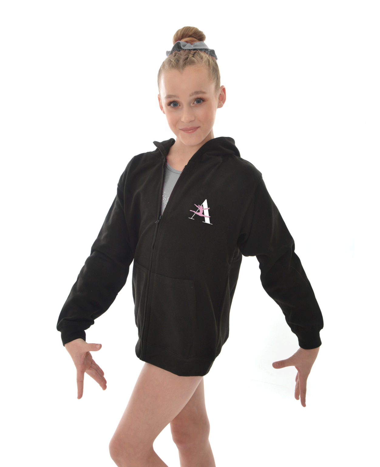ABGC Black Hoodie with Zip