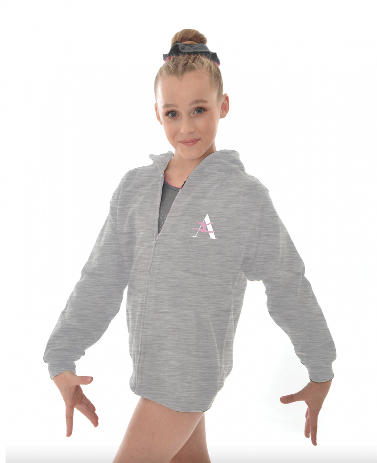 ABGC Grey Hoodie with Zip