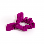 Soft Lycra Magenta Scrunchie Bow