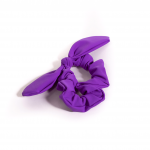 Soft Lycra Purple Scrunchie Bow