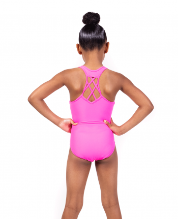 Neon Pink Soft Lycra Leotard