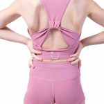 pink sports cropped lycra cropped cheer gymnastics
