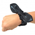 black gymnastics bow
