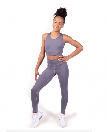 gymnastics sports leggings grey