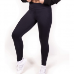 gymnastics black legging sports lycra with mesh detail