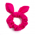 pink lycra gymnastics scrunchie bow