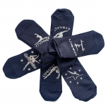 navy gymnastics socks