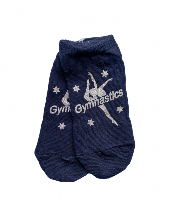 navy gymnastics socks