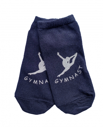 navy gymnastics socks
