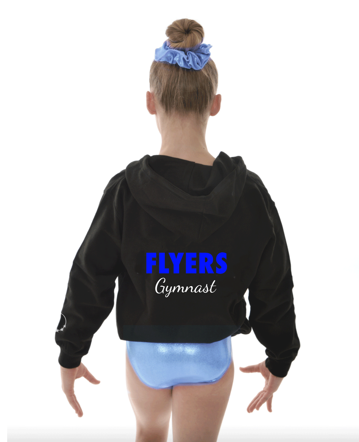 Flyers Black Unisex Hoodie with Zip