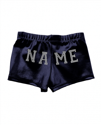 navy gym shorts personalised