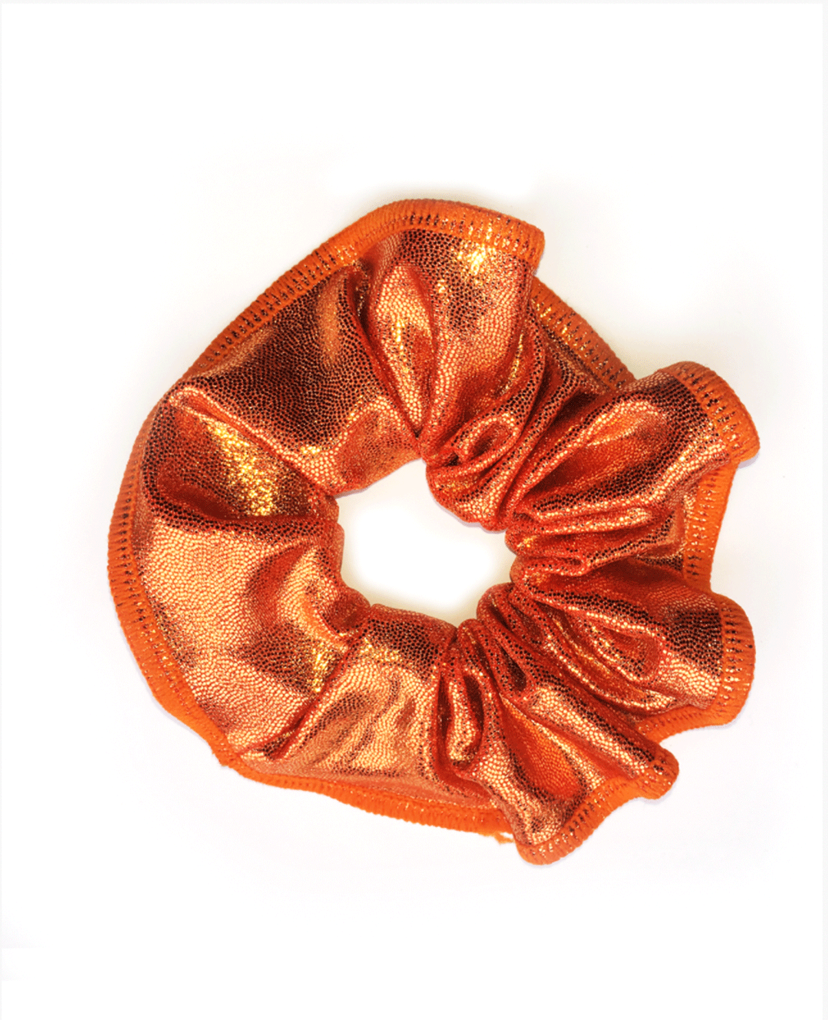 orange mystique gymnastics scrunchie