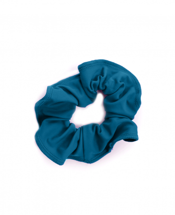 matt emerald gym scrunchie lycra
