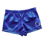 gymnastics training shorts grape blue