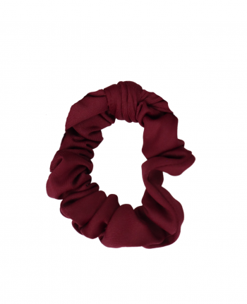 lycra scrunchie burgundy