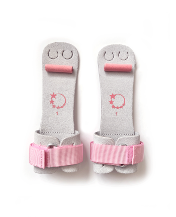 premium artistic gymnastics hand guards bars pink velcro