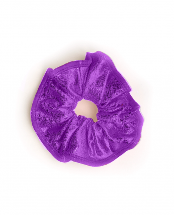 purple gymnastics scrunchie